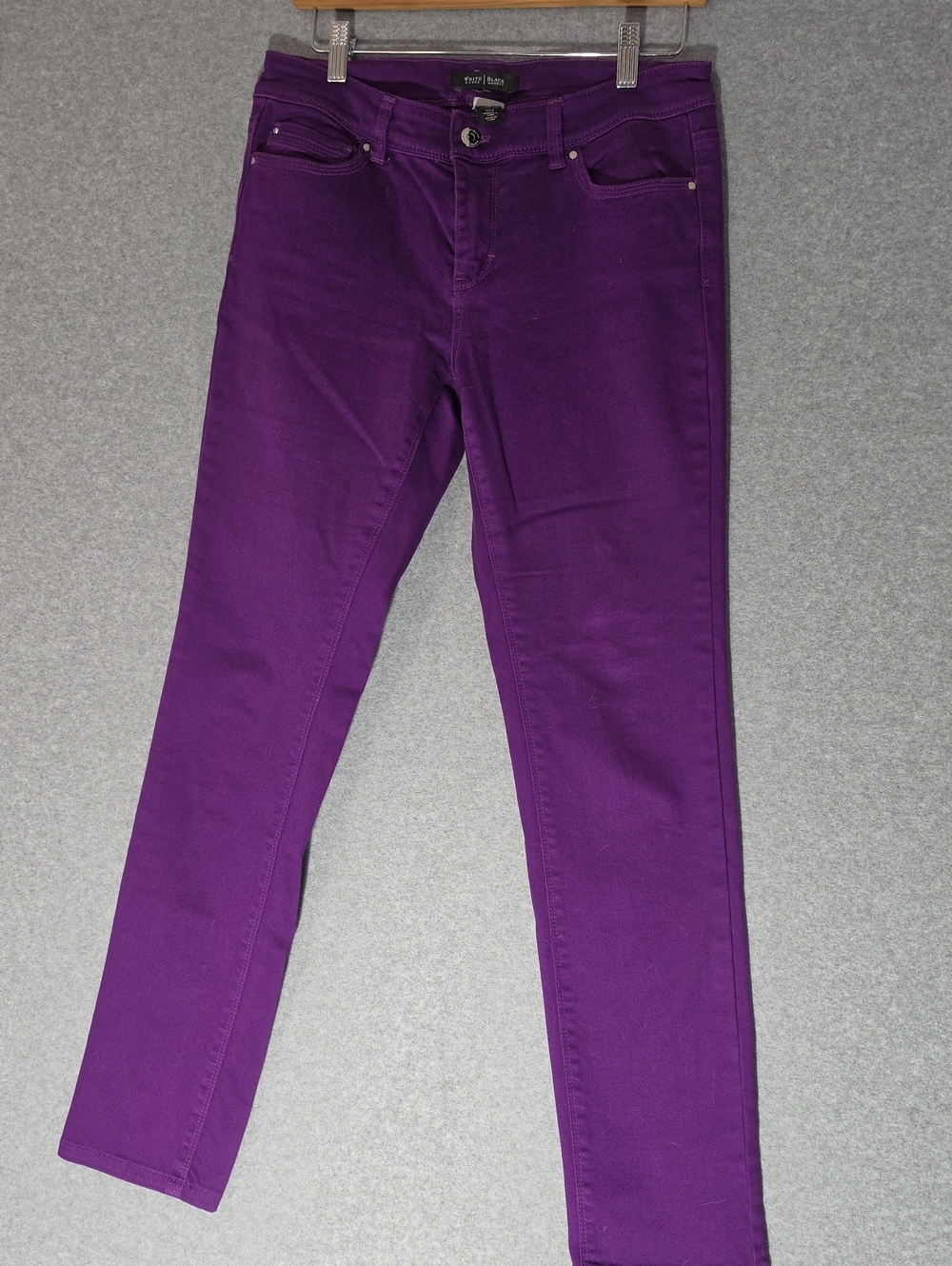 White House Black Market Vibrant Purple Skinny Jeans